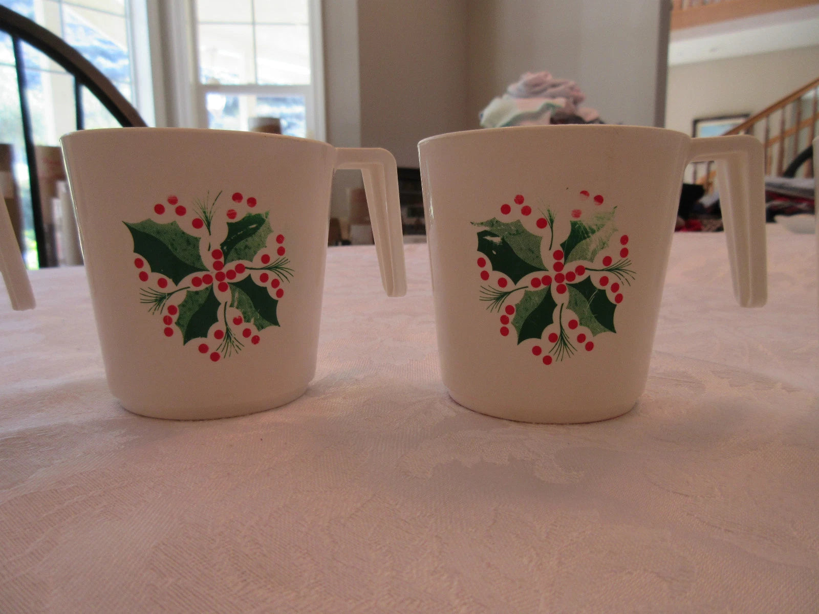 Vintage FREMWARE Christmas Plastic Cups Set of 6 | eBay