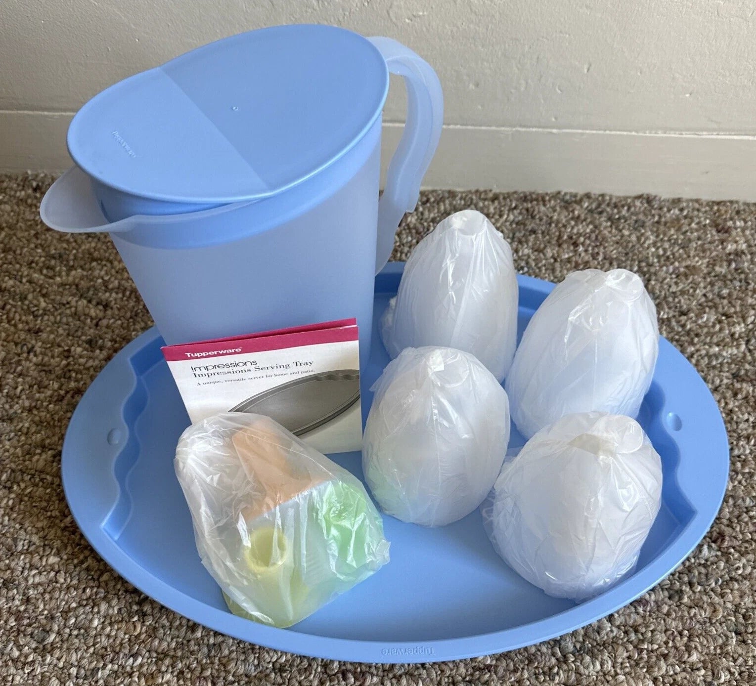 TUPPERWARE Impressions 6 Piece Outdoor Summer Entertainment Set Sealed VTG NOS | eBay