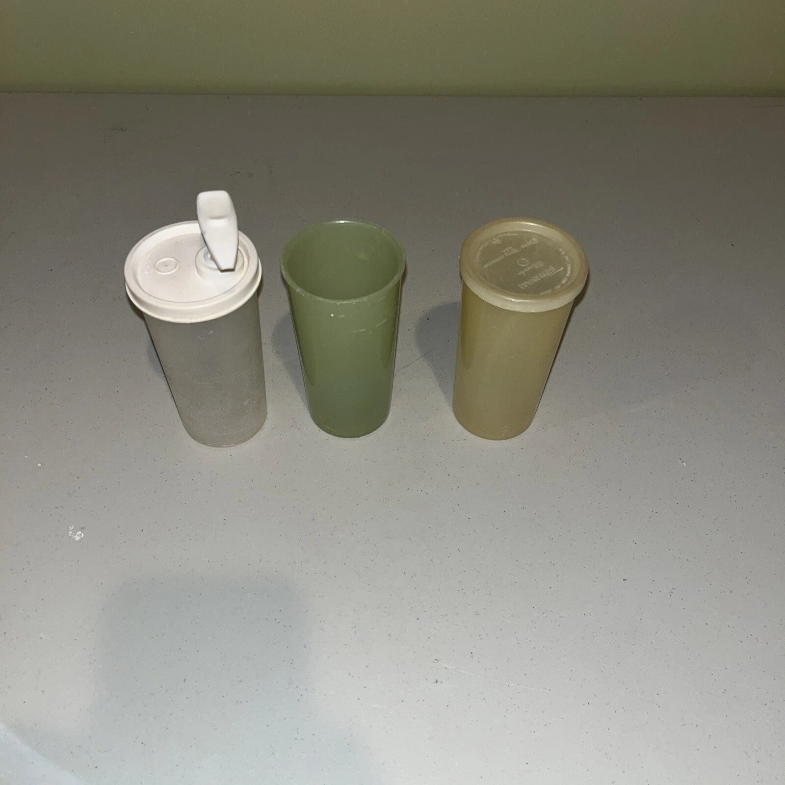 Vintage Tupperware Cups 6 OUNCE PASTEL JUICE #117 & #1329 lot of 3 | eBay