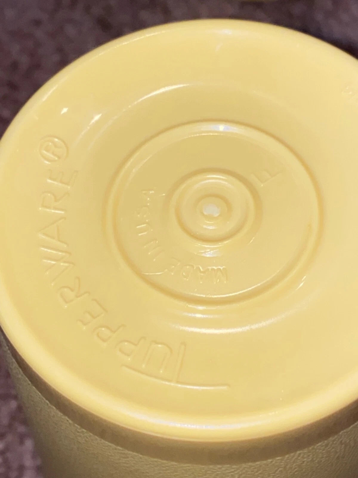 Vintage Tupperware Harvest Gold 6 oz Tumblers Cups F stamp 1251-15 Set of 4 | eBay