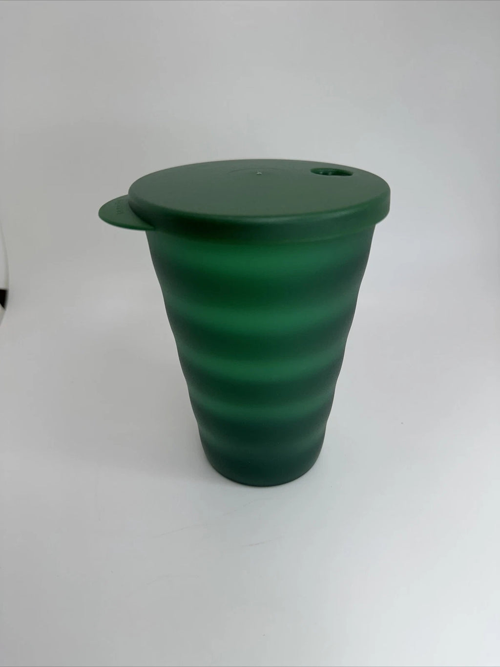 Tupperware Impressions Tumblers (6) Hunter Green & Drip-Less Seal Lids VTG NOS | eBay