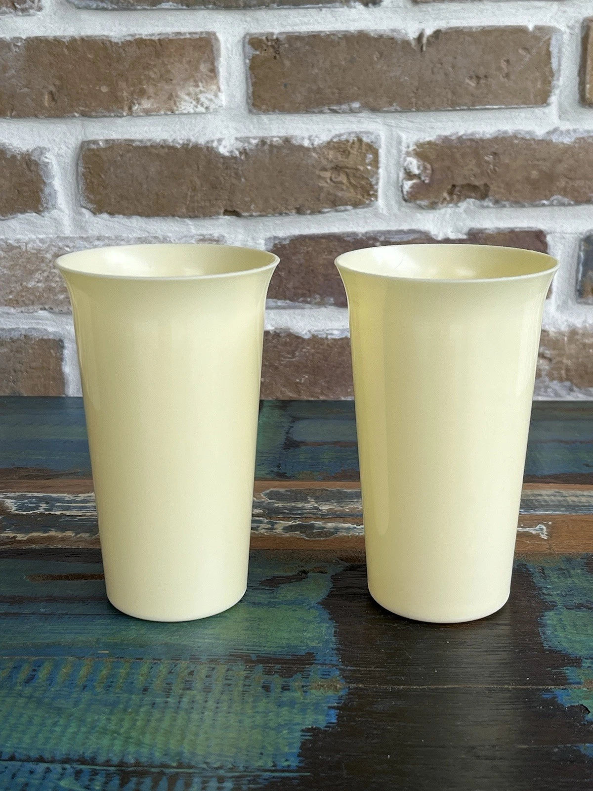 Vintage 1970s Tumbler Set 12 Ounce Harvest Gold Cup Lot of 2 | eBay