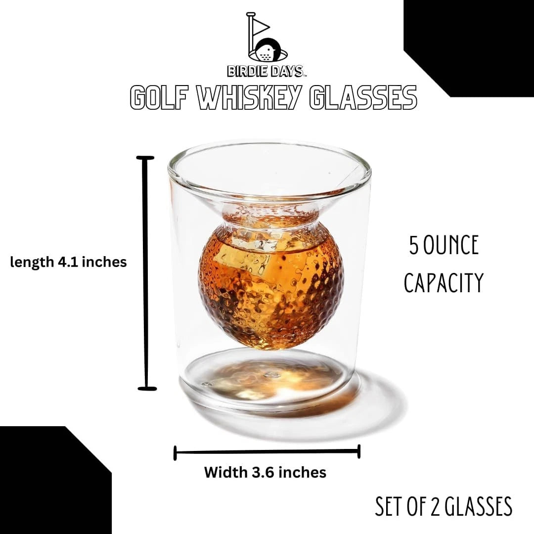 Ultimate Golf Lovers Whiskey Set: 700ml Decanter & 2 Stunning Borosilicate Cups | eBay