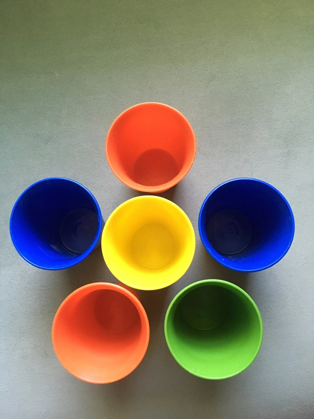 Vintage Tupperware Kids Bell Tumblers Nesting Juice Cups #109 Lot of 6 | eBay