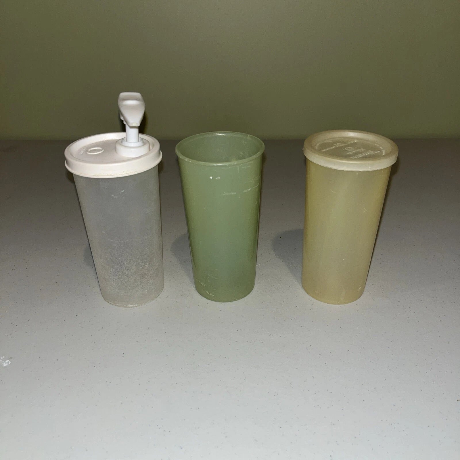 Vintage Tupperware Cups 6 OUNCE PASTEL JUICE #117 & #1329 lot of 3 | eBay