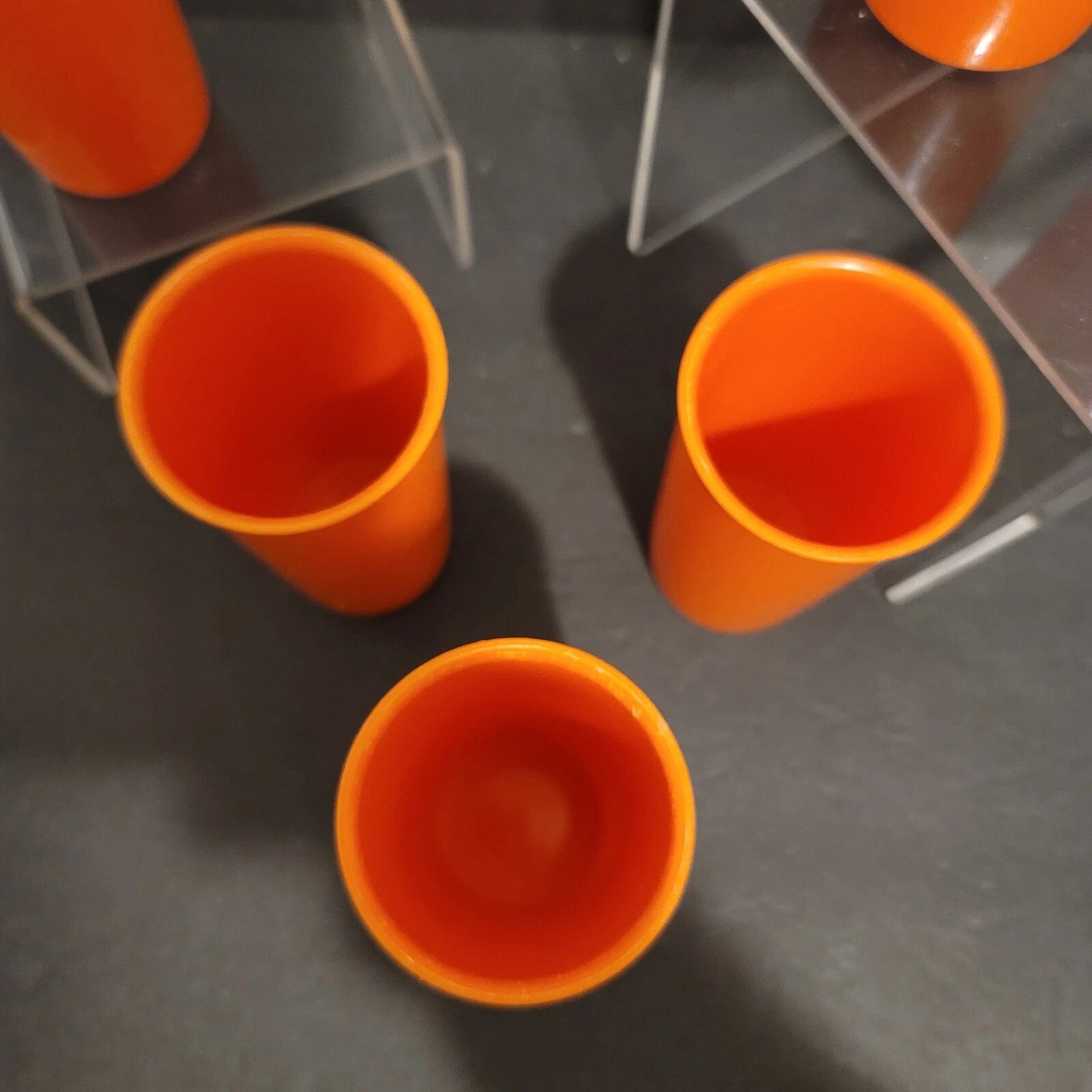 Vtg Tupperware 6 oz. Kids Juice Cups Tumblers #117-30 Set Of 6 Harvest Orange | eBay
