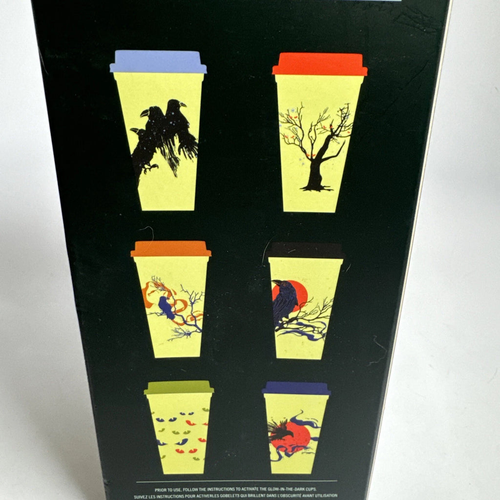 Starbucks Halloween 2022 Glow in the Dark Reusable Hot Cups 16oz 6 Pack Rare New | eBay