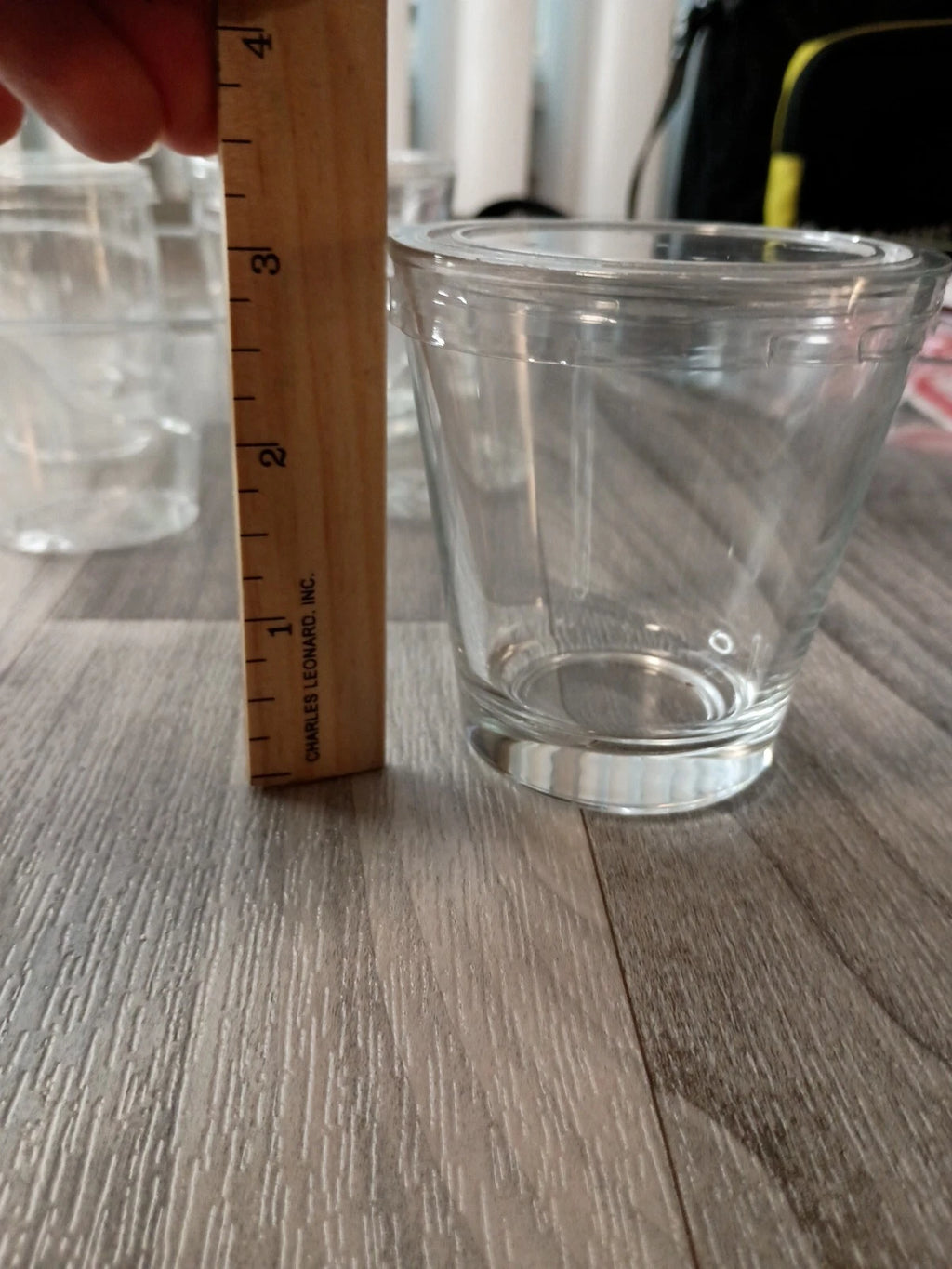 3 Mini Glass Jars And 3 Mini Glass Cups All With Plastic Lids Same Day Shipping! | eBay