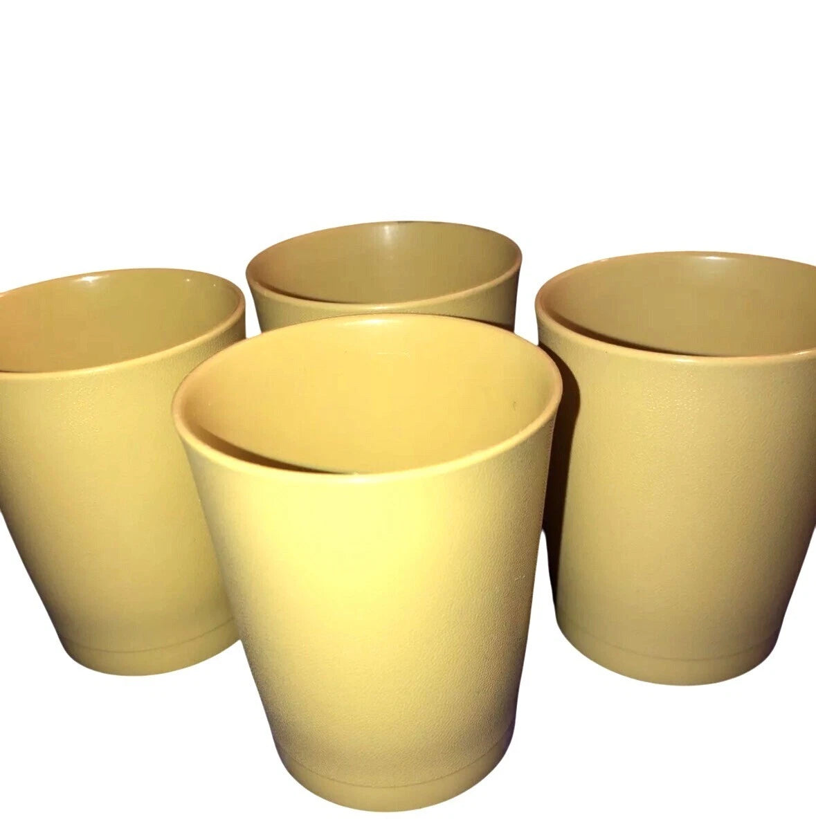 Tupperware 6 Oz Kids Juice Harvest Gold 4 Tumblers Cups Vintage #1251 USA Made | eBay