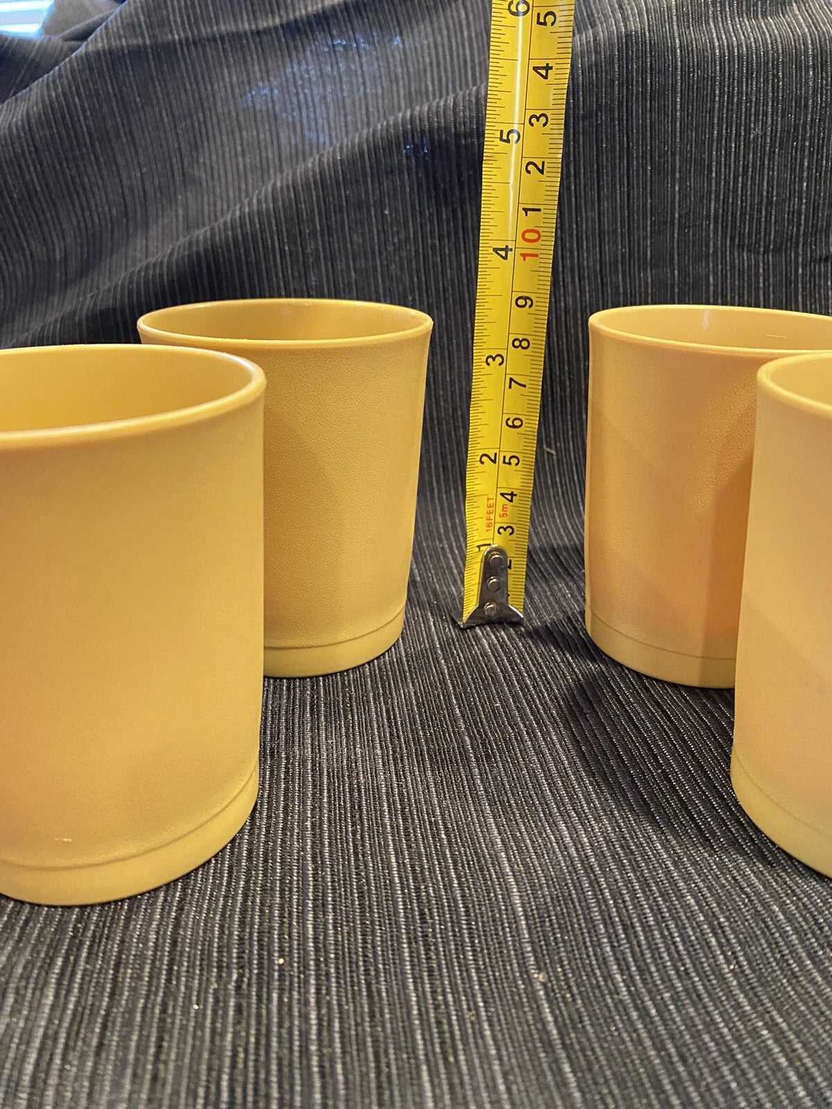 Vintage Tupperware Harvest Gold 6 Oz Juice Cups # 1251, Set Of 4 | eBay