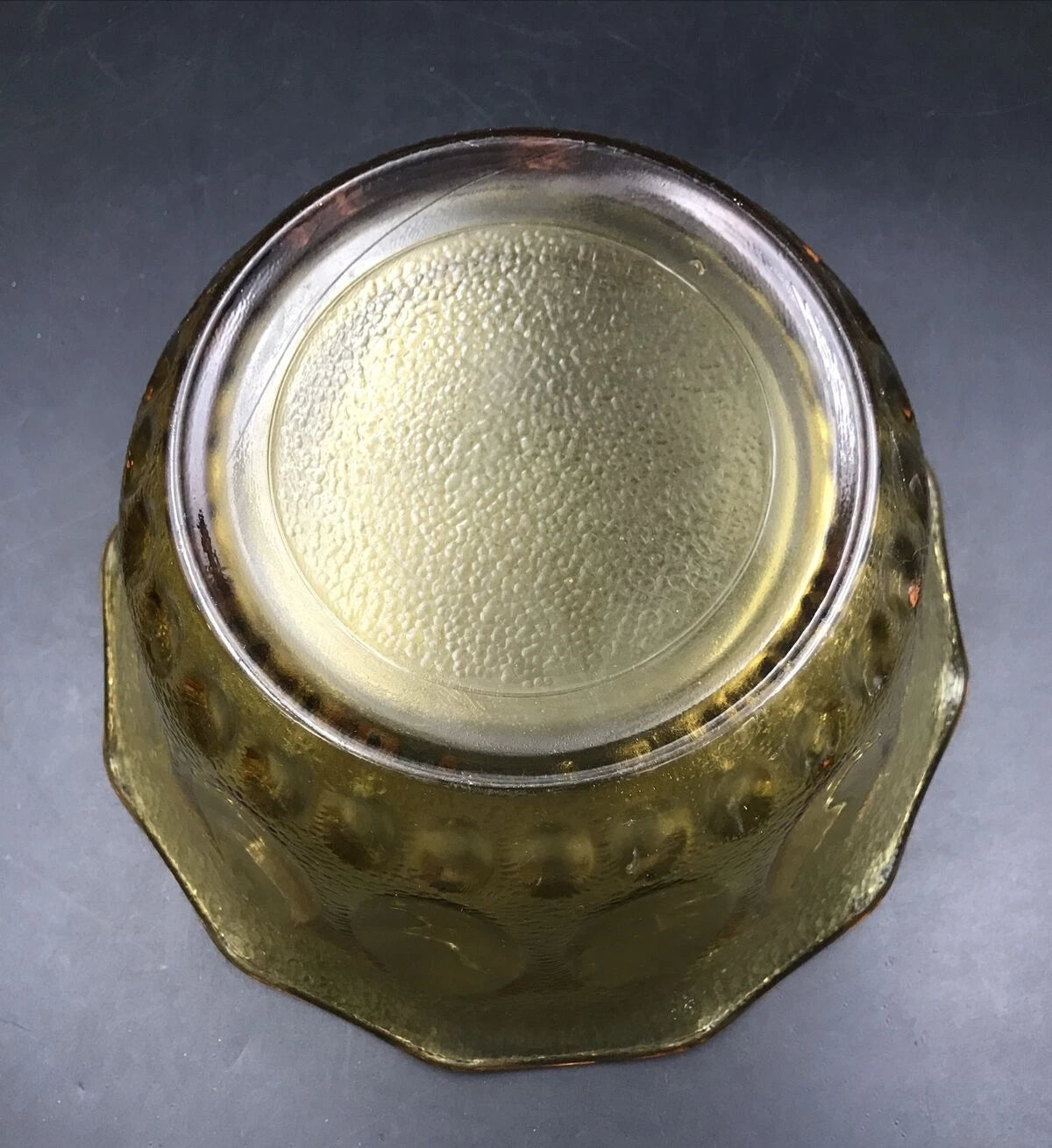 VTG 1960s Indiana Amber Glass Punch Bowl w/ 12 Cups 12 Hooks & Ladle | eBay