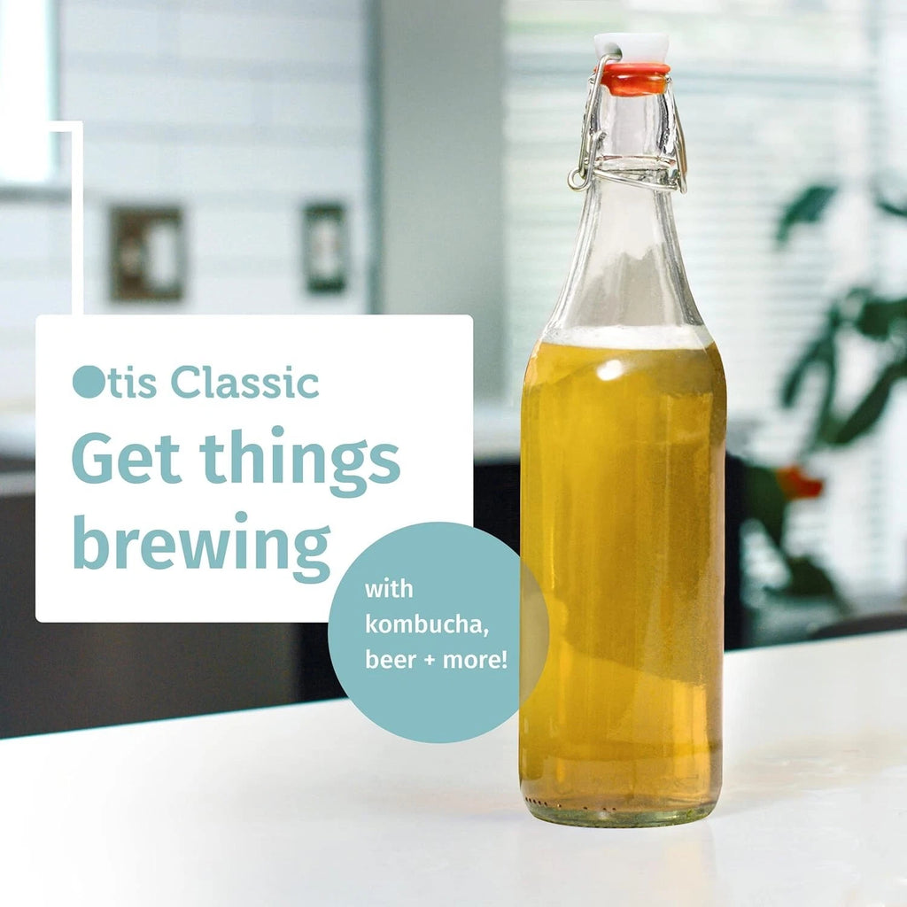 Elegant 16oz Clear Glass Bottles with Caps & Labels - Perfect for Home Brewing | eBay