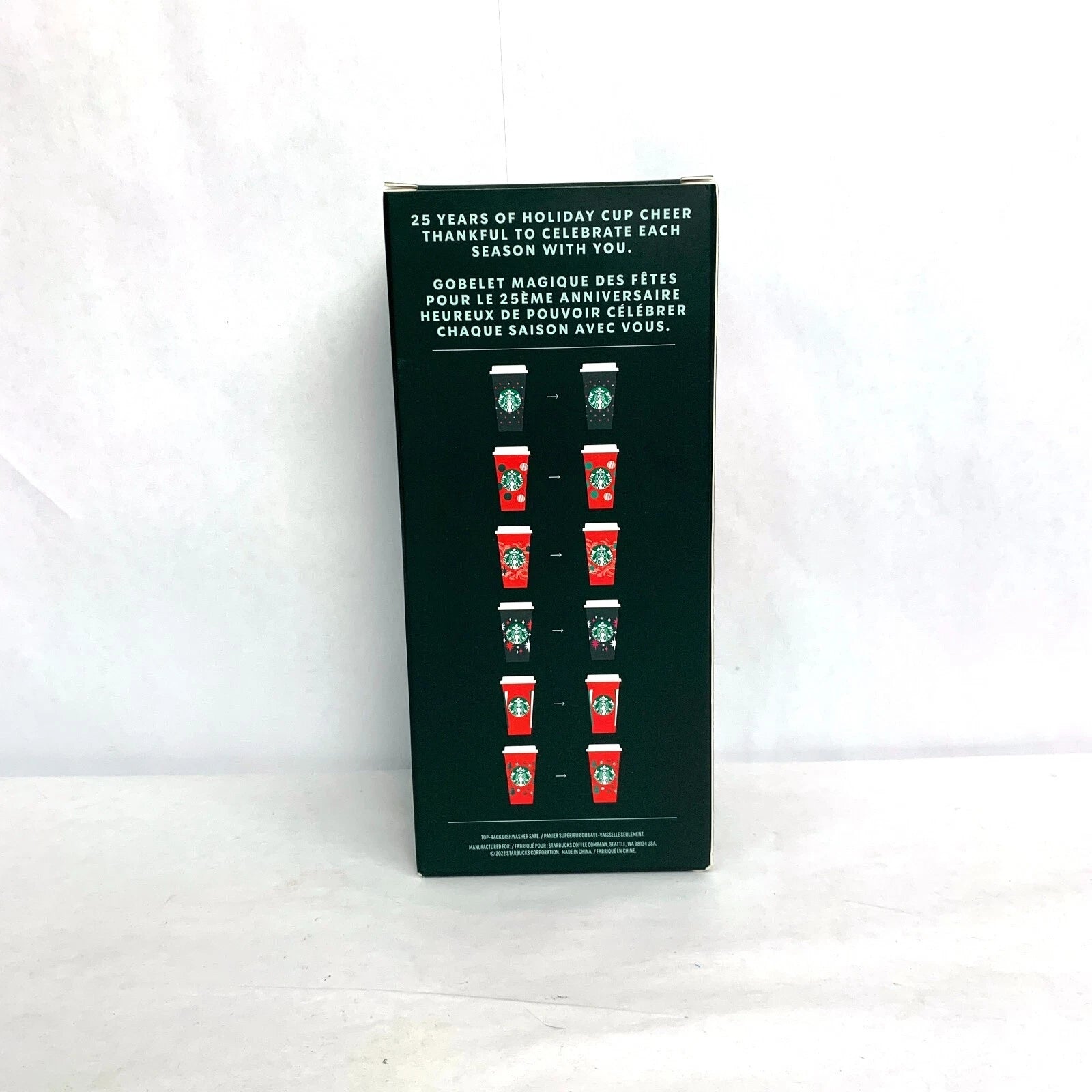 2022 Starbucks Set 6 Holiday Color Changing Reusable Hot Cups With Lids NEW 16oz | eBay