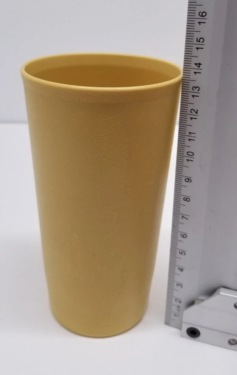 Tupperware Tumbler Cups Lot of 6 Harvest Gold 12 oz. 4" x 1" Stackable. | eBay