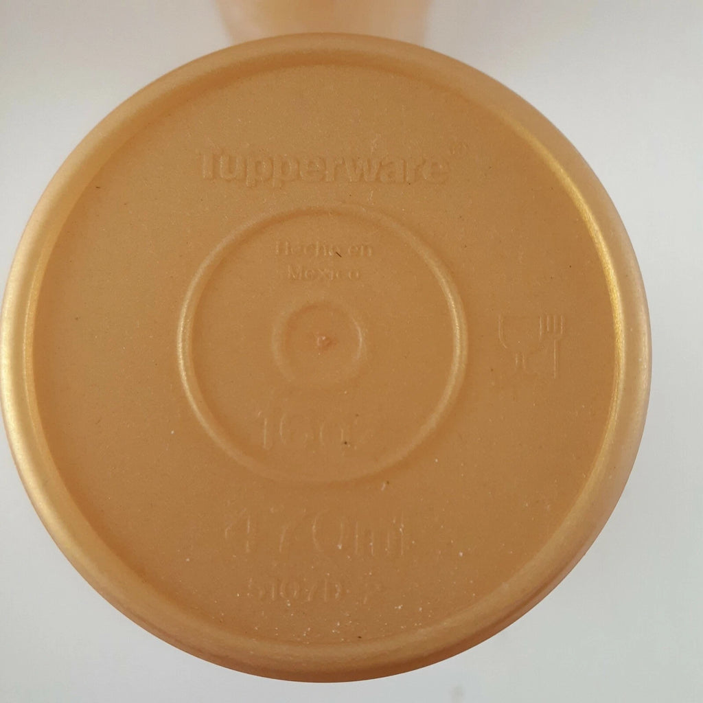 4 Tupperware Gold 16 oz Tumblers Holiday Christmas Trees Drinking Cups #5107D-6 | eBay