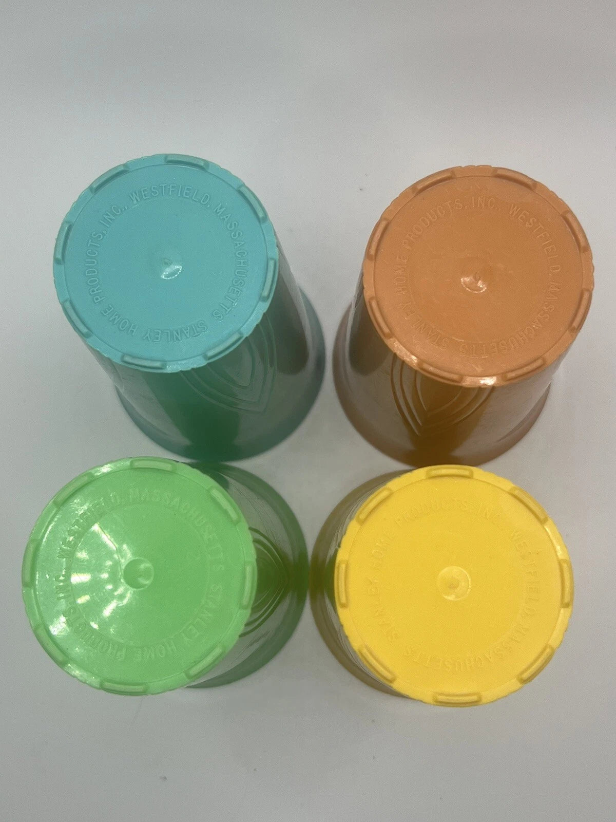 4 Stanley Home Products Vintage Cups Juice Stackable Child’s Assorted Colors | eBay