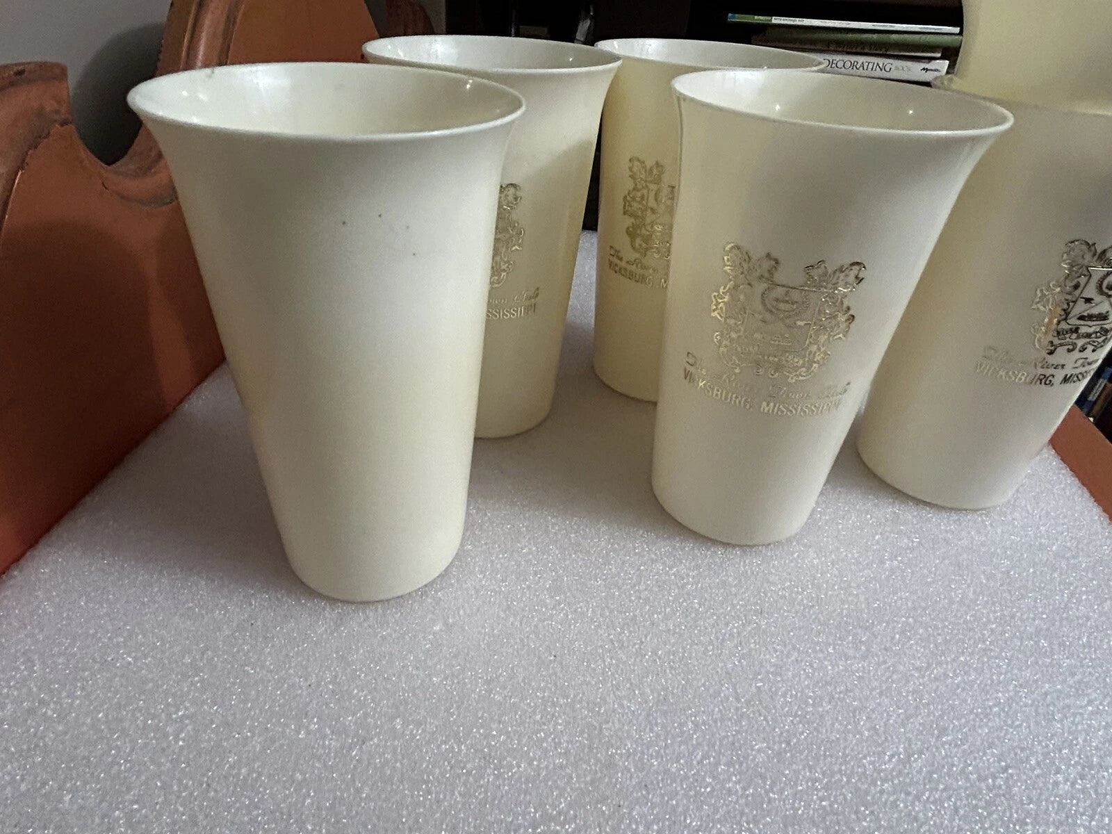 Vintage Bar Highball cups 1970s Rivertown Club Vicksburg Mississippi Set of 6 | eBay
