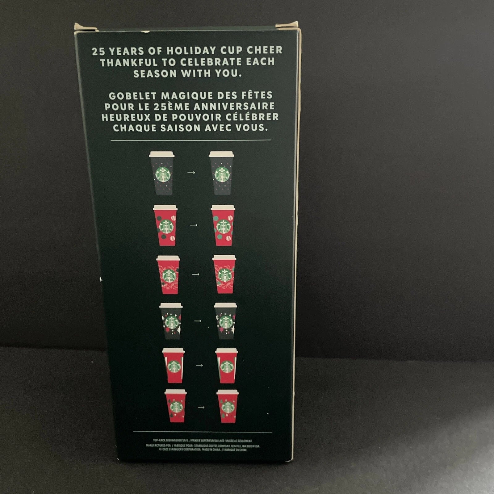 2022 Holiday Starbucks 6 Reusable 16oz Hot Cups w/ Lids Christmas Brand New G | eBay