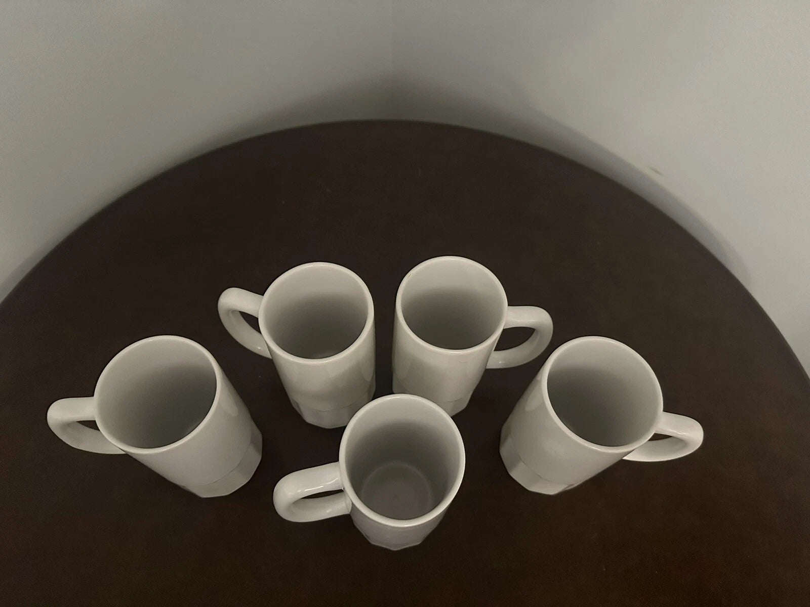 5 Beer Mugs, 22 Ounces, Ceramic White Color QLT Brand USA, Lead Free | eBay