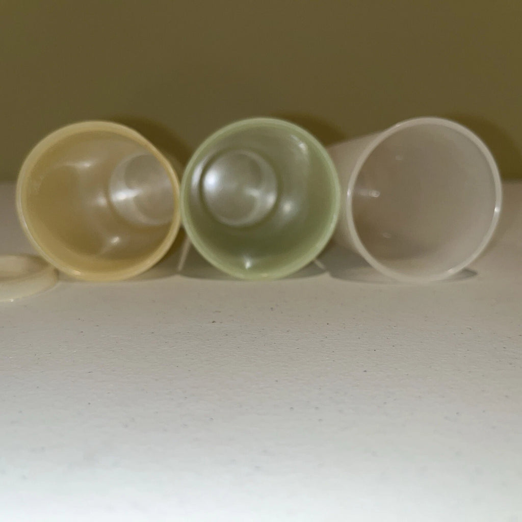 Vintage Tupperware Cups 6 OUNCE PASTEL JUICE #117 & #1329 lot of 3 | eBay