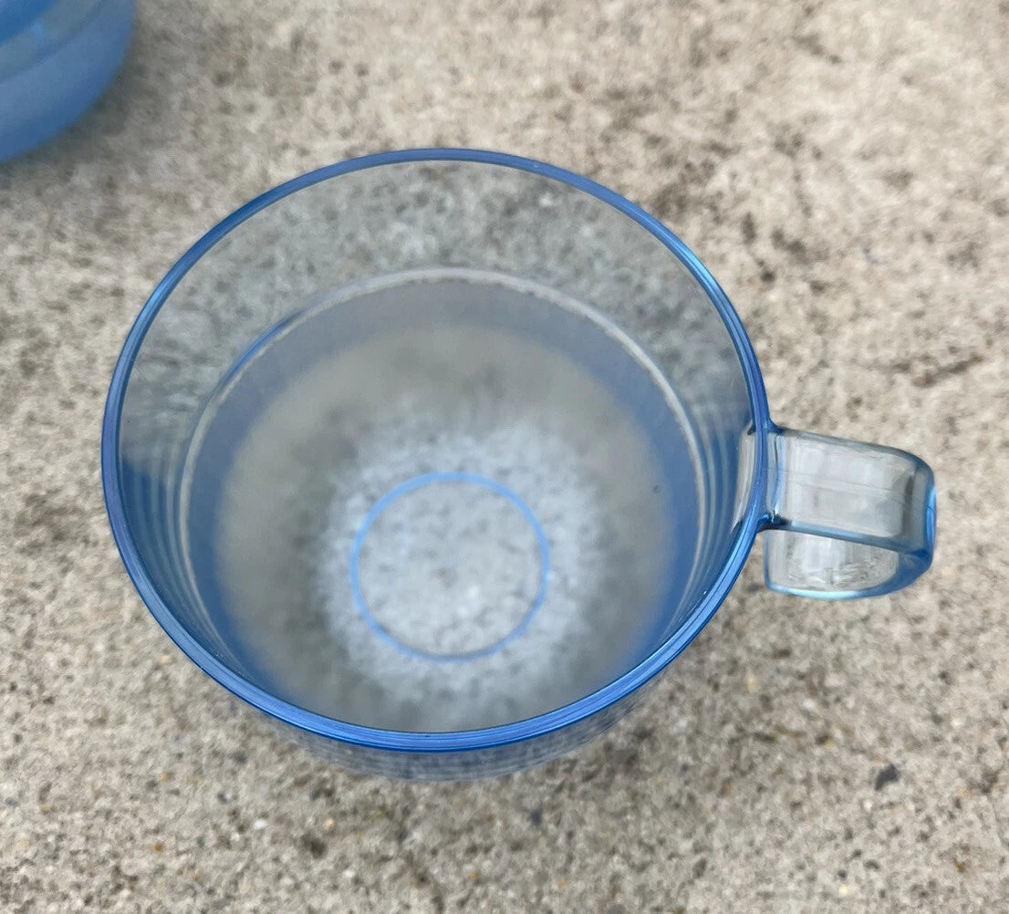 Tupperware Preludio Watercolor Punch Cups Acrylic Blue 2111 set of 6 | eBay