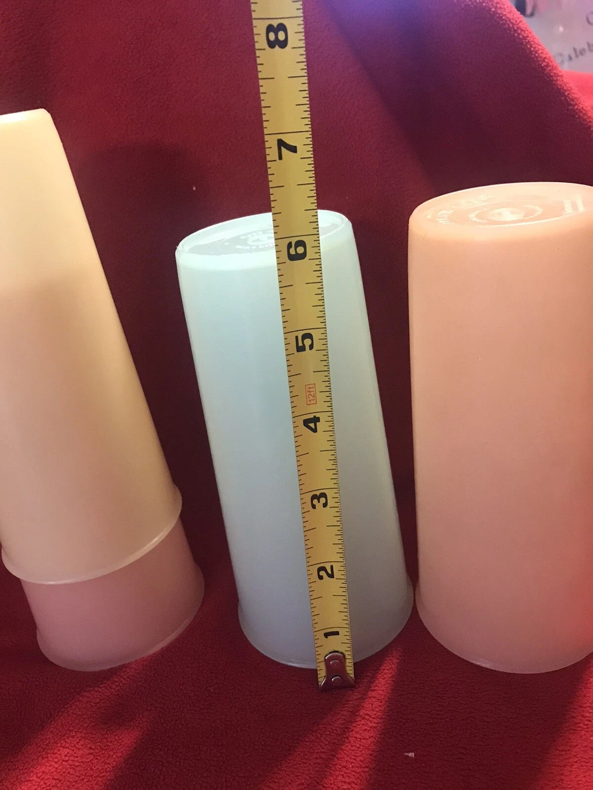 Set Of 4 Vintage Tupperware  Pastel Tumblers 12 oz 1 115-9, 2 115-5 and 1 115-6 | eBay