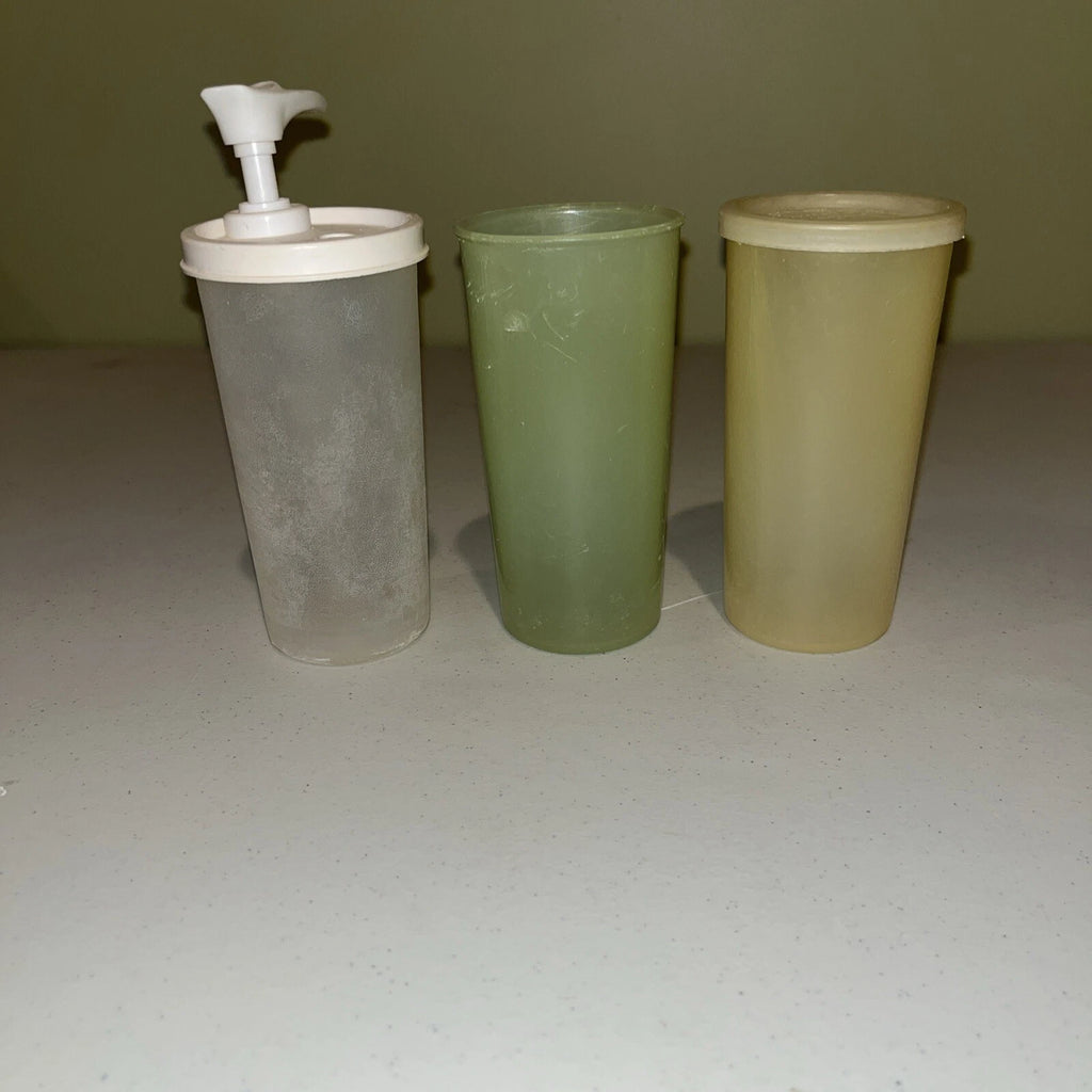 Vintage Tupperware Cups 6 OUNCE PASTEL JUICE #117 & #1329 lot of 3 | eBay