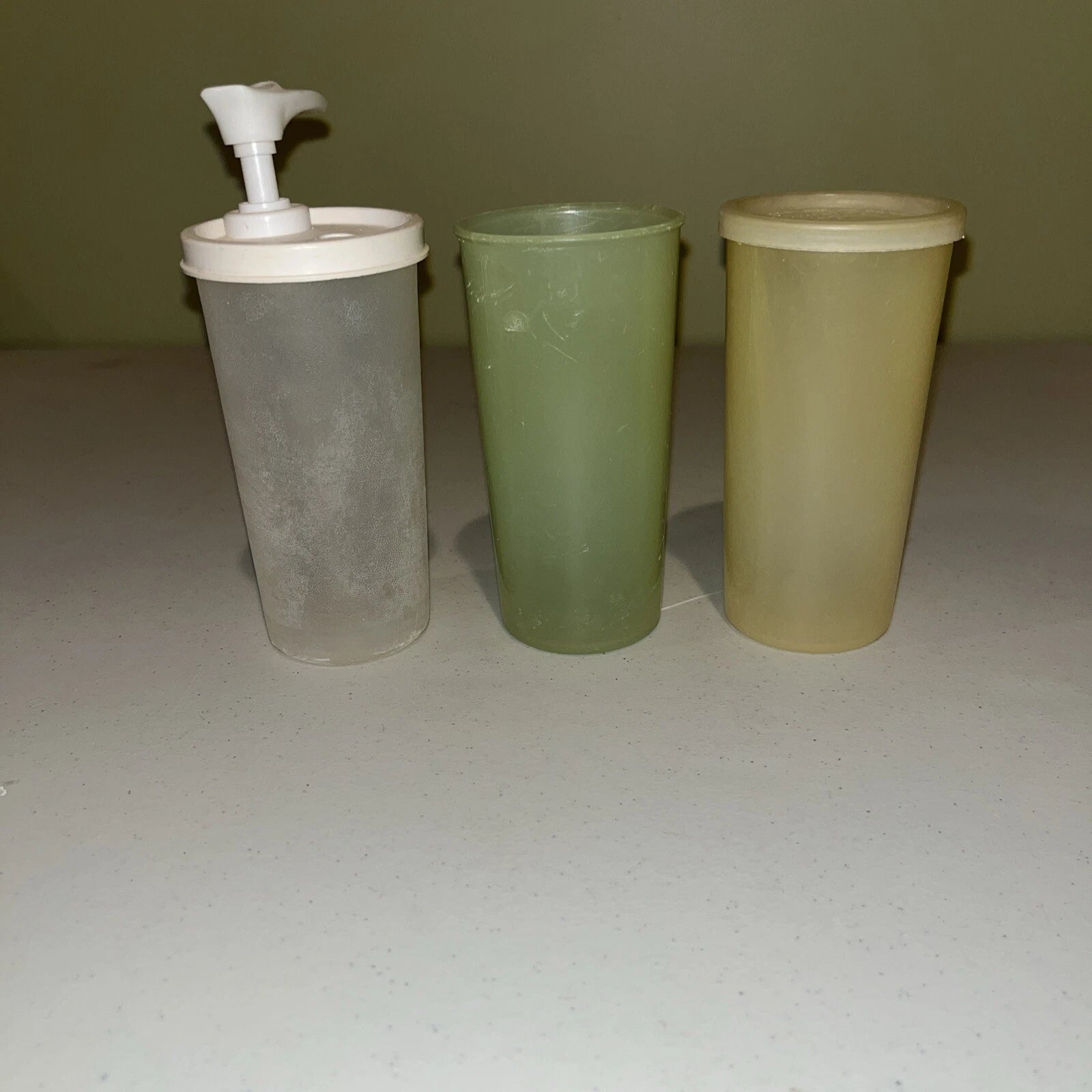 Vintage Tupperware Cups 6 OUNCE PASTEL JUICE #117 & #1329 lot of 3 | eBay