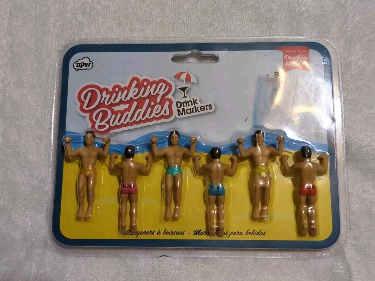 Drinking Buddies Cocktail Markers - Muscular Men with 6-Pack Abs Party Decor | eBay
