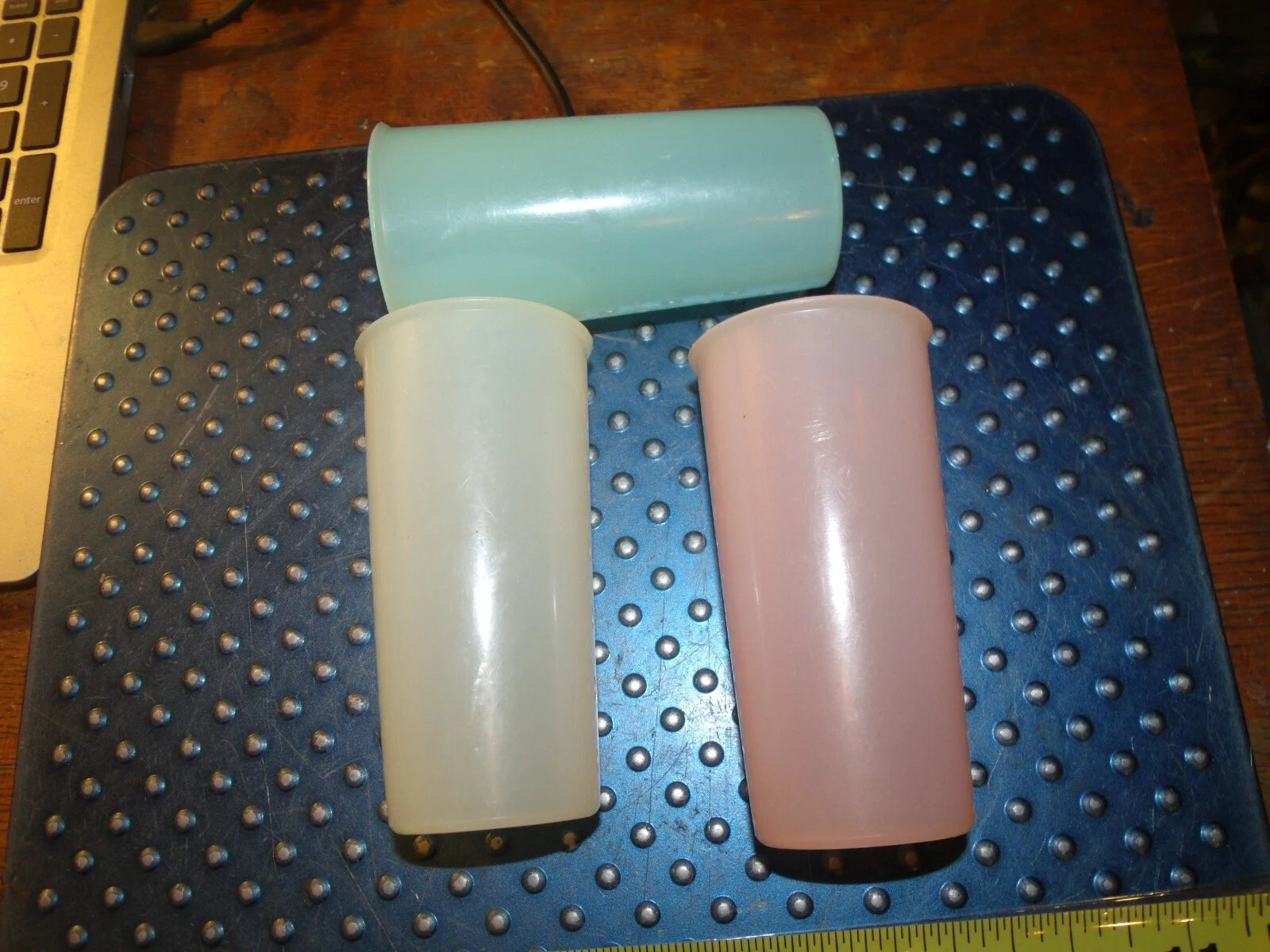 3 Vintage Tupperware Tumblers Pastel Colors #117 Plastic Cups 6 Ounces | eBay