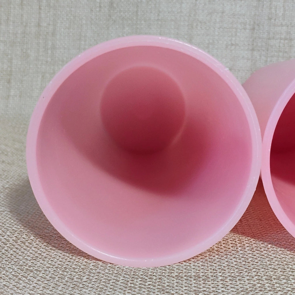 3 1970's Vintage Tupperware pink pastel tumblers 16 oz 107-17 & 107-19 cups | eBay