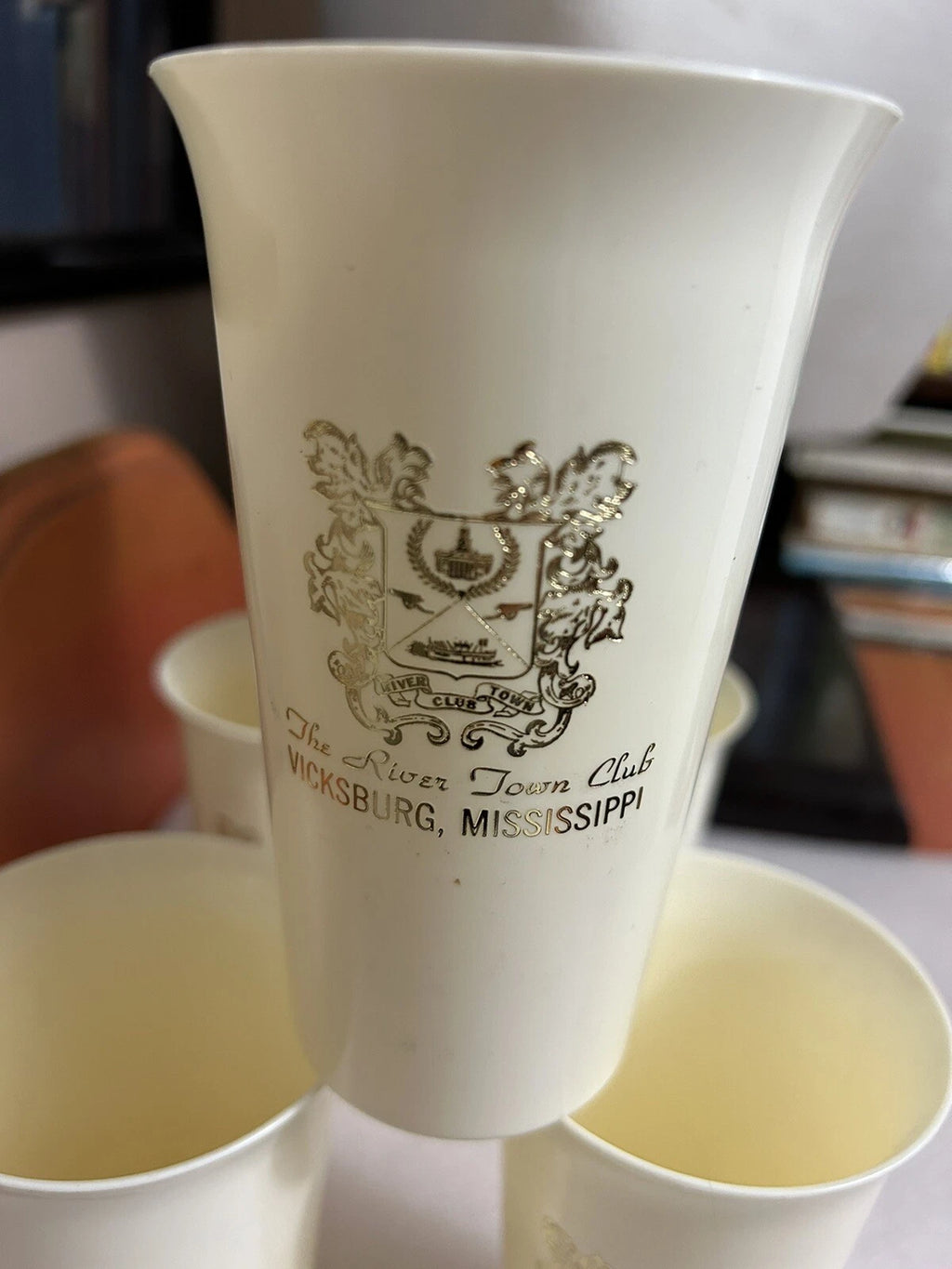 Vintage Bar Highball cups 1970s Rivertown Club Vicksburg Mississippi Set of 6 | eBay