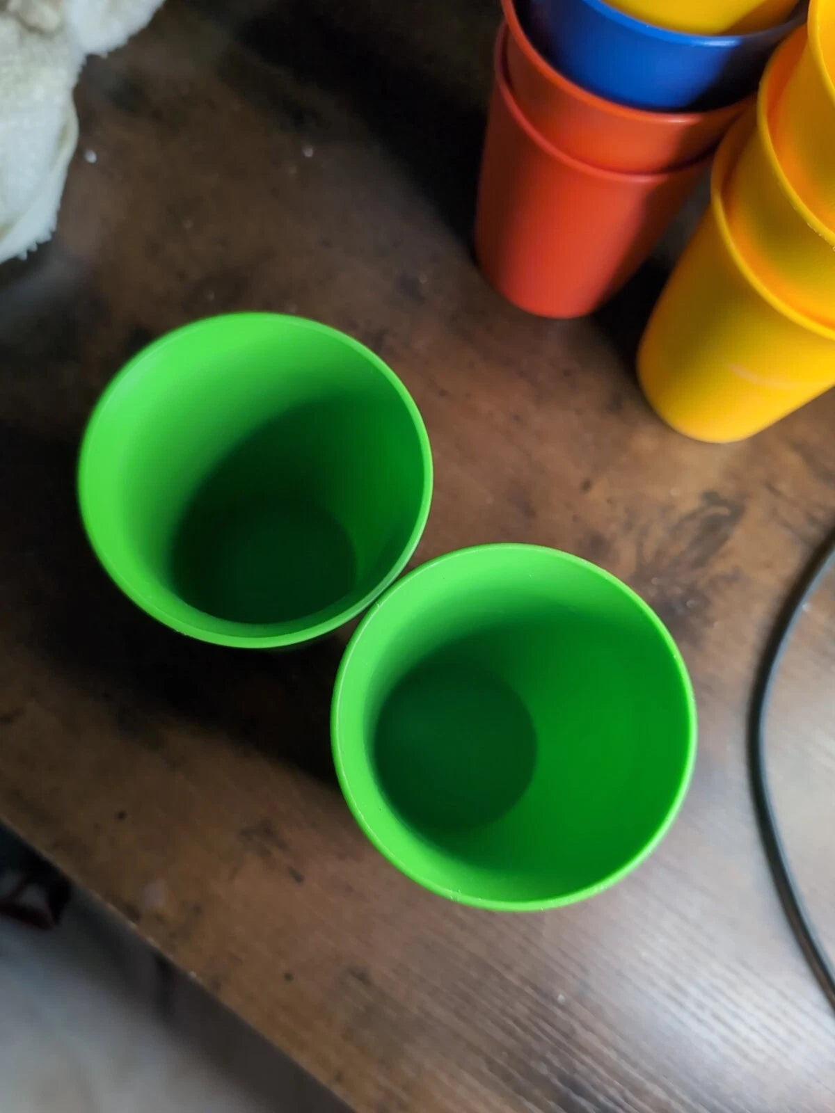 Vtg Tupperware 125 Kids Juice Cup 6oz Tumbler Harvest Autumn Color Set of 9 | eBay