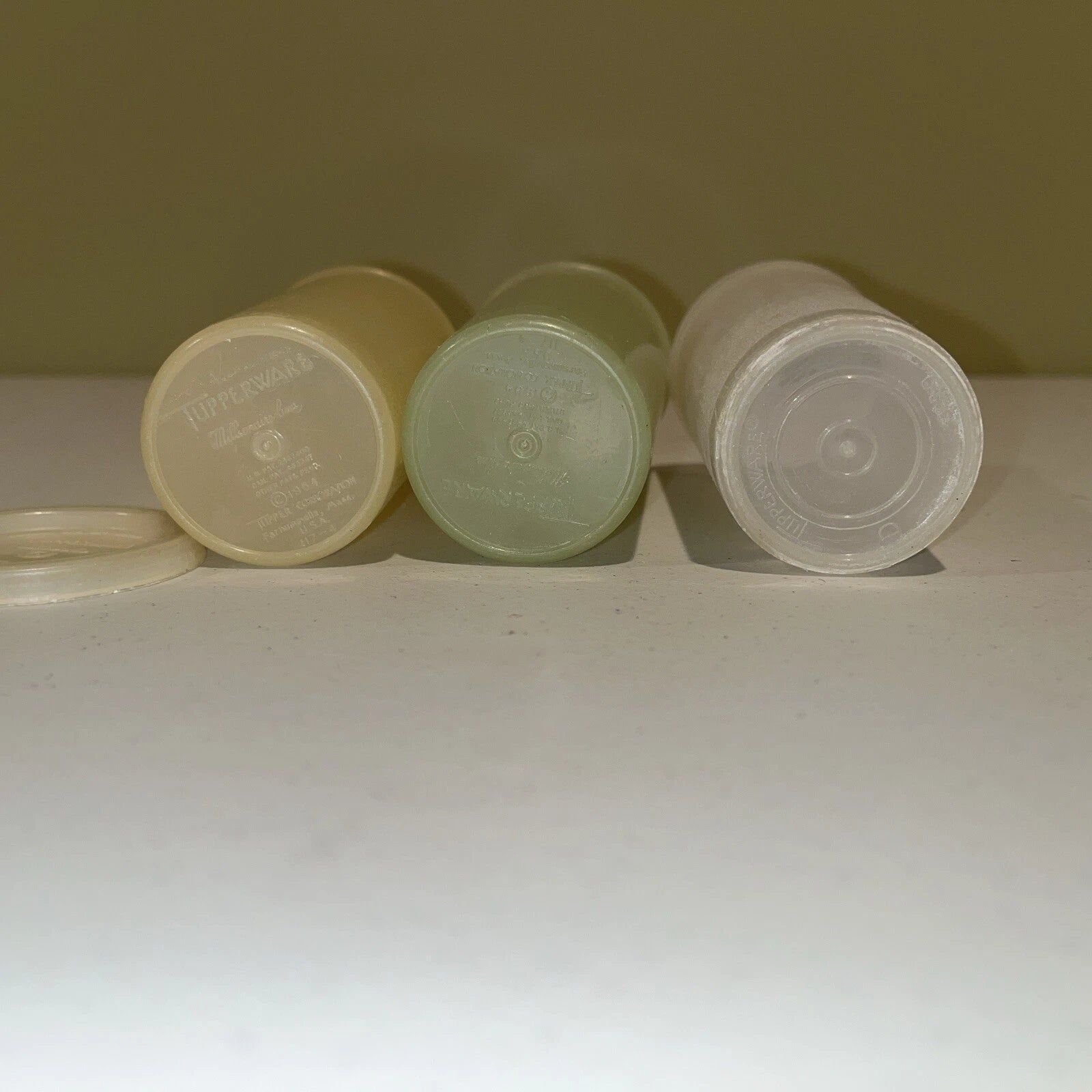 Vintage Tupperware Cups 6 OUNCE PASTEL JUICE #117 & #1329 lot of 3 | eBay