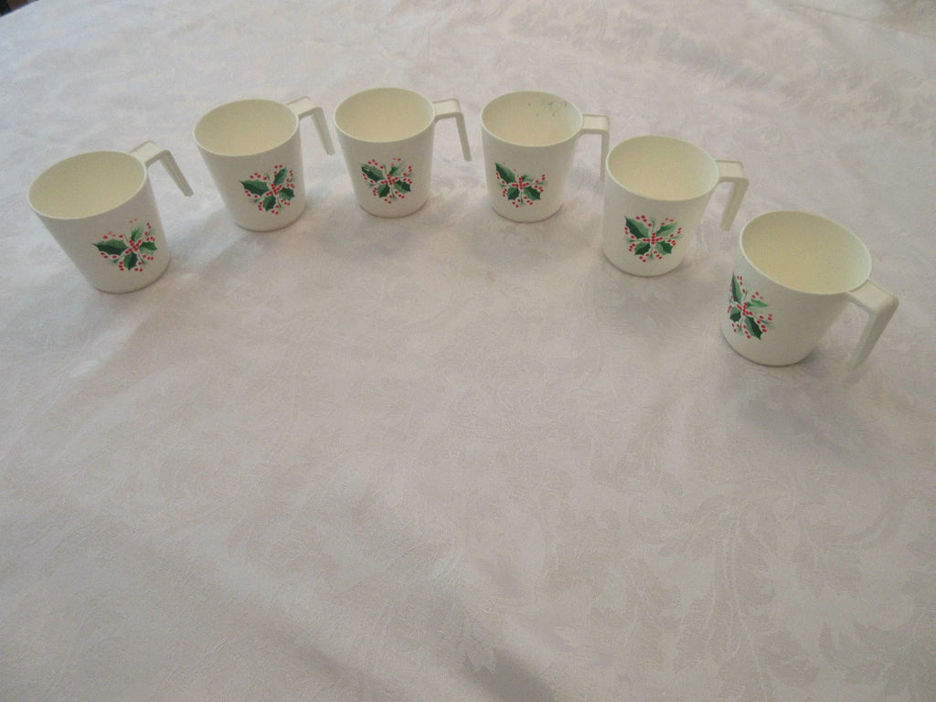 Vintage FREMWARE Christmas Plastic Cups Set of 6 | eBay