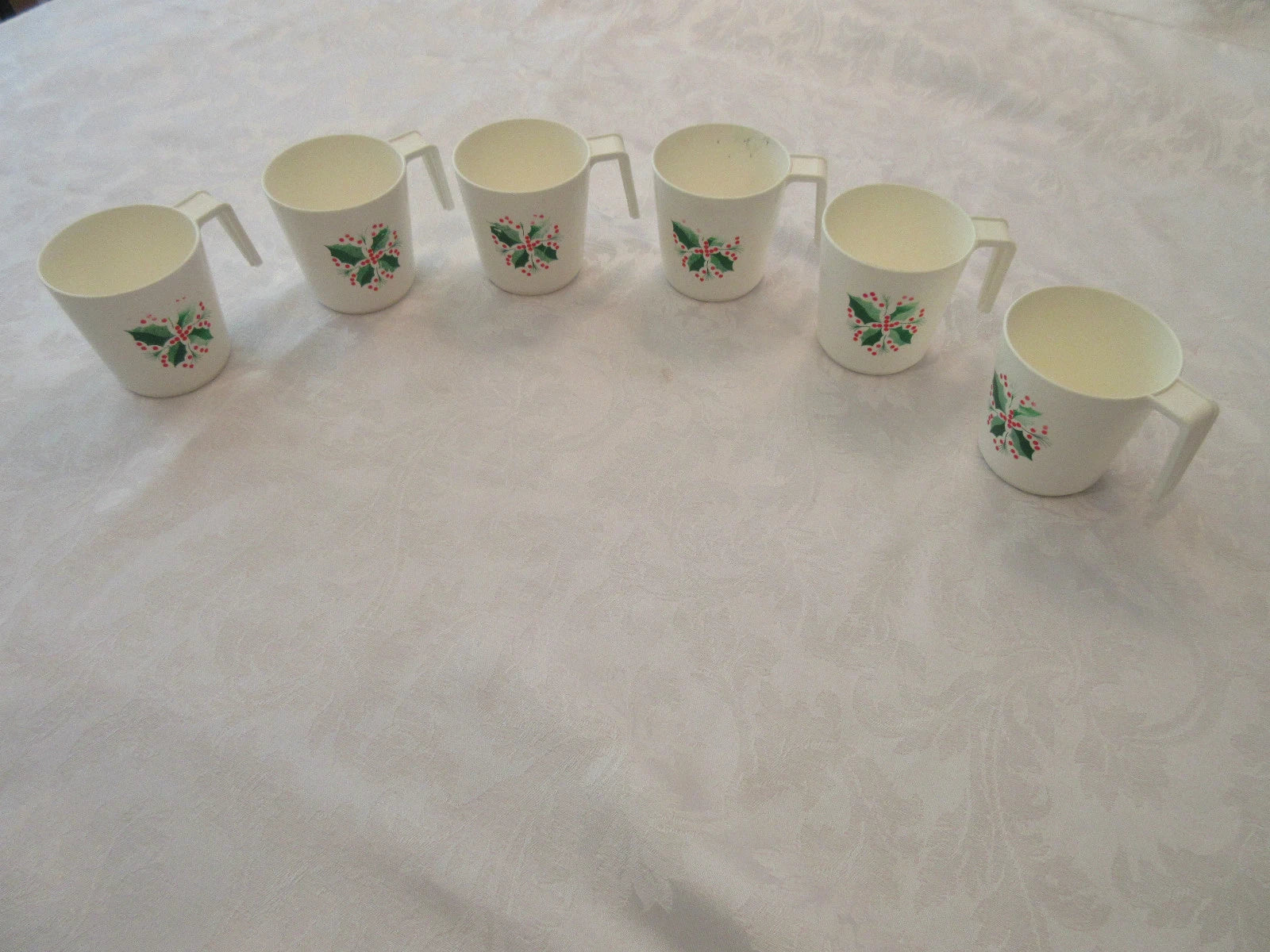 Vintage FREMWARE Christmas Plastic Cups Set of 6 | eBay