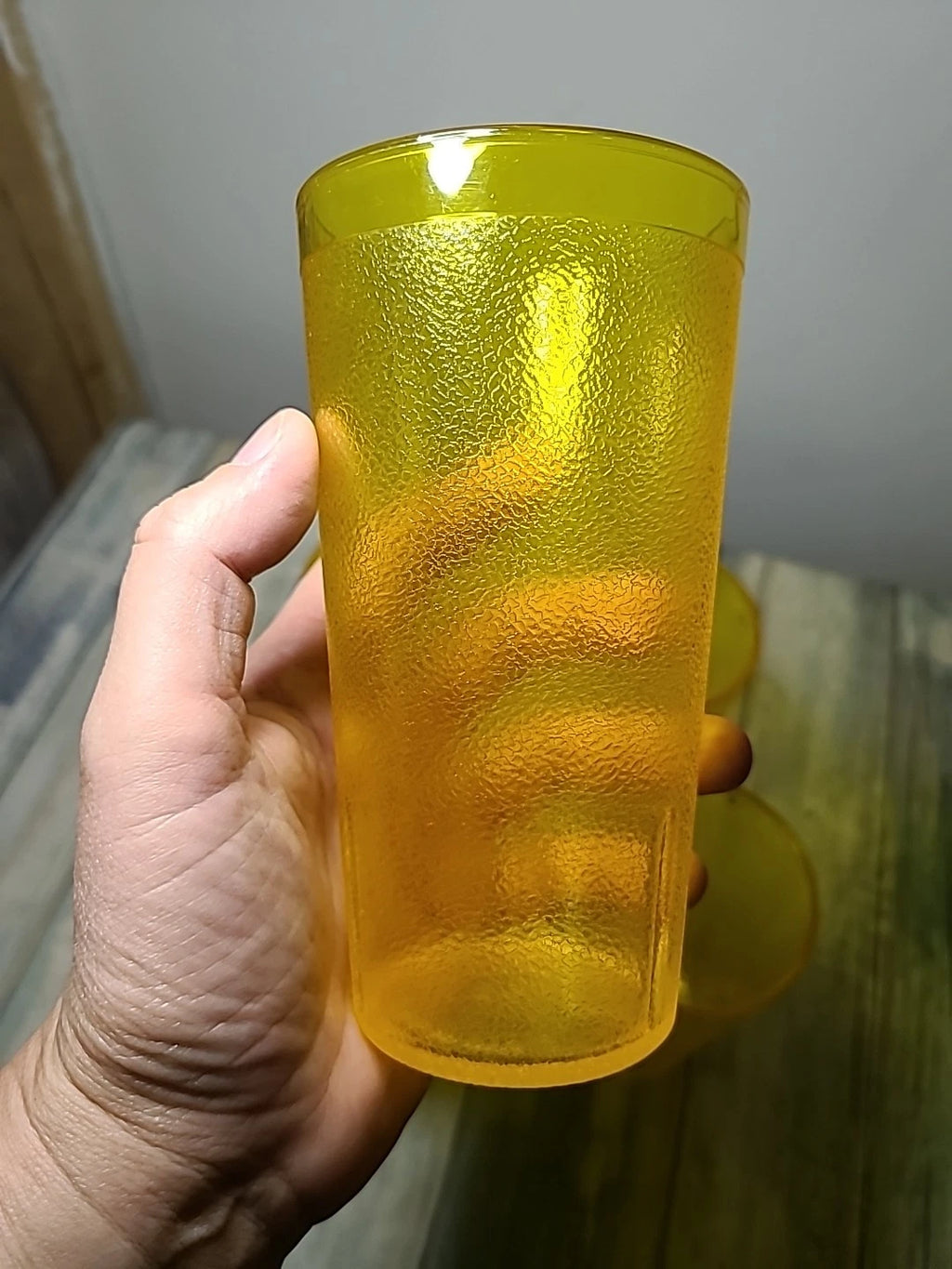 Five Yellow Texan 12 Oz Cups. Vintage. Good Shape | eBay