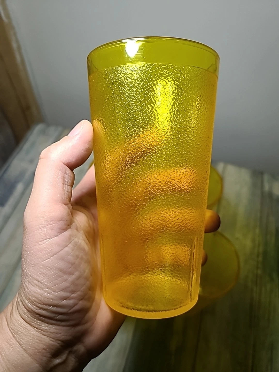 Five Yellow Texan 12 Oz Cups. Vintage. Good Shape | eBay