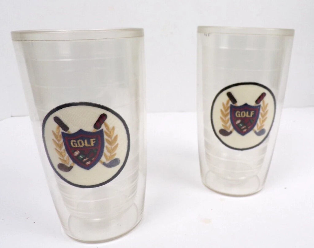Tervis Tumbler Cup 16 Oz Lifetime Guarantee Country Club Golf Clubs Lot of 2 | eBay