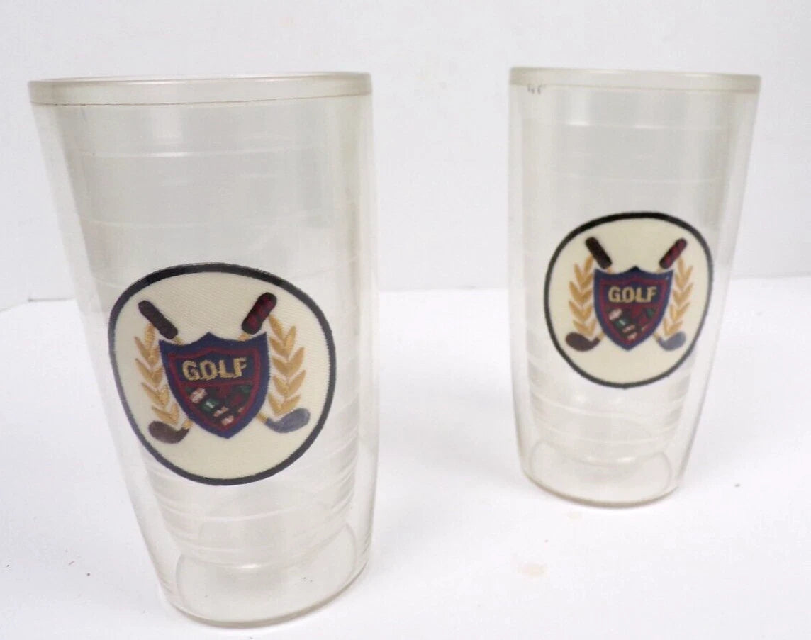 Tervis Tumbler Cup 16 Oz Lifetime Guarantee Country Club Golf Clubs Lot of 2 | eBay