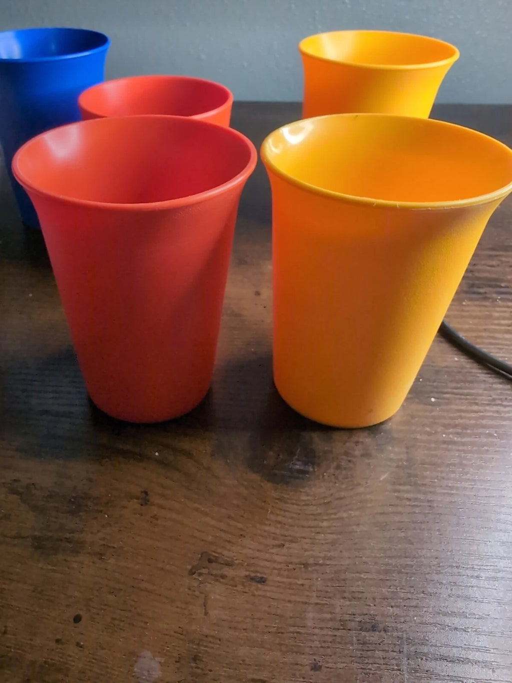 Vtg Tupperware 125 Kids Juice Cup 6oz Tumbler Harvest Autumn Color Set of 9 | eBay