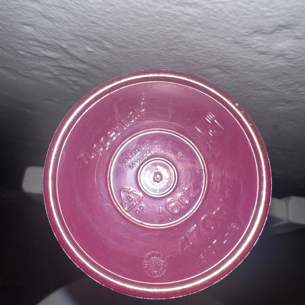 4 Tupperware 16oz Stacking Tumblers 470 - Raspberry | eBay