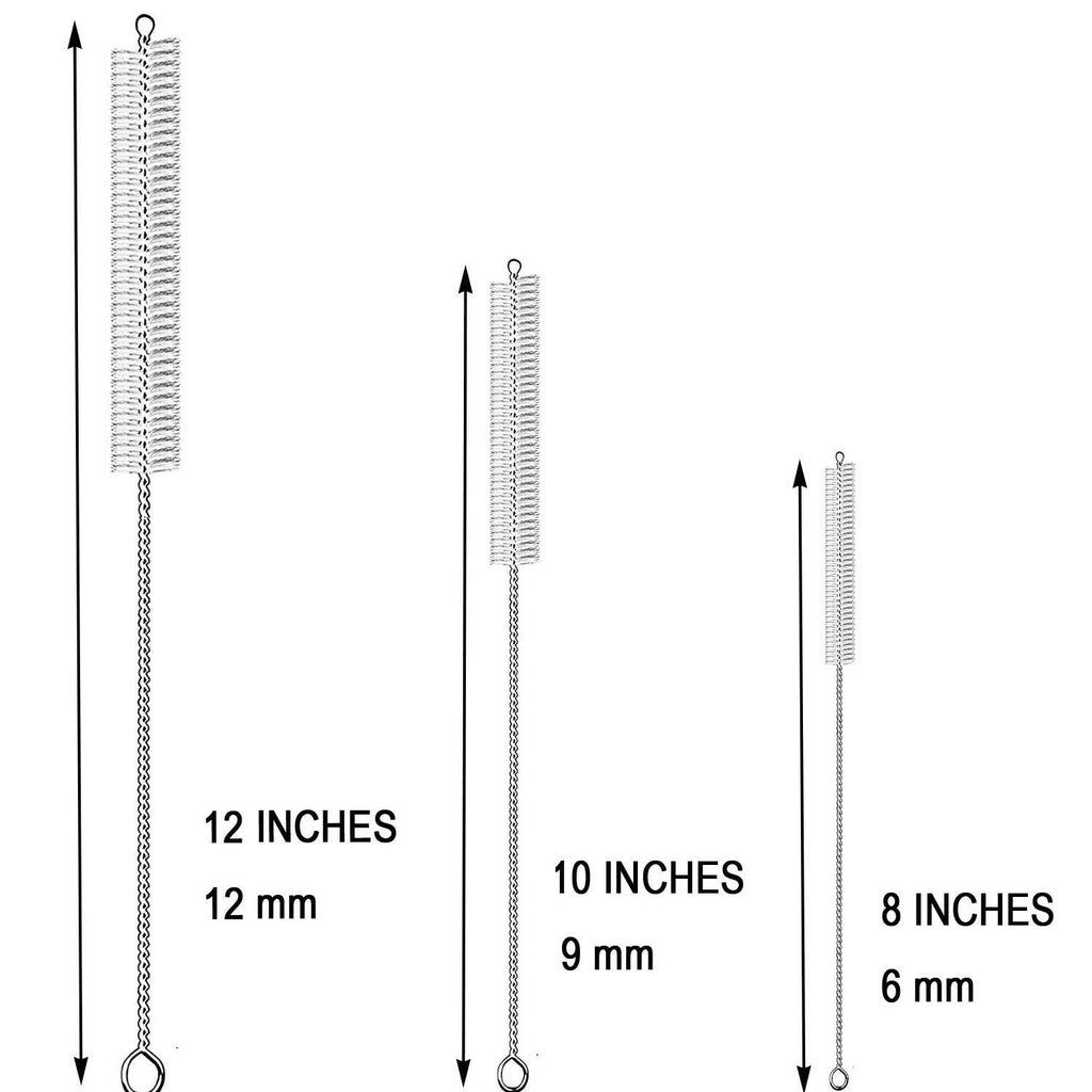 Extra Long 12 Pieces Drinking Straw Cleaning Brush Kit 12 Inches 10 Inches And 8 | eBay