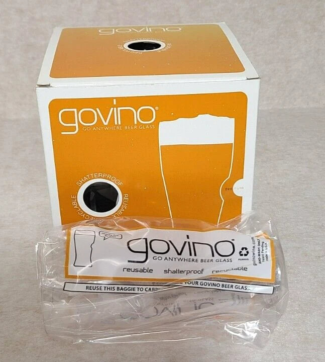 Govino Go Anywhere Beer Glasses Stein 16oz 4 Pk Flexible Shatterproof BPA Free | eBay