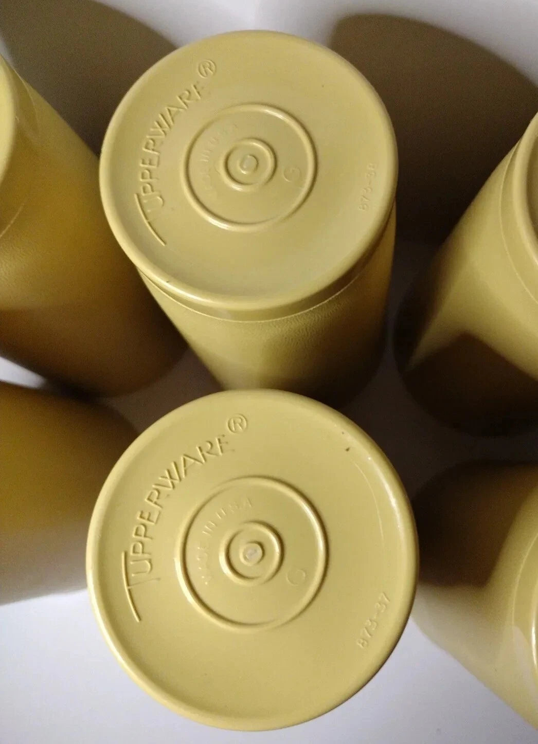 TUPPERWARE HARVEST GOLD TUMBLERS set of six (6) | eBay