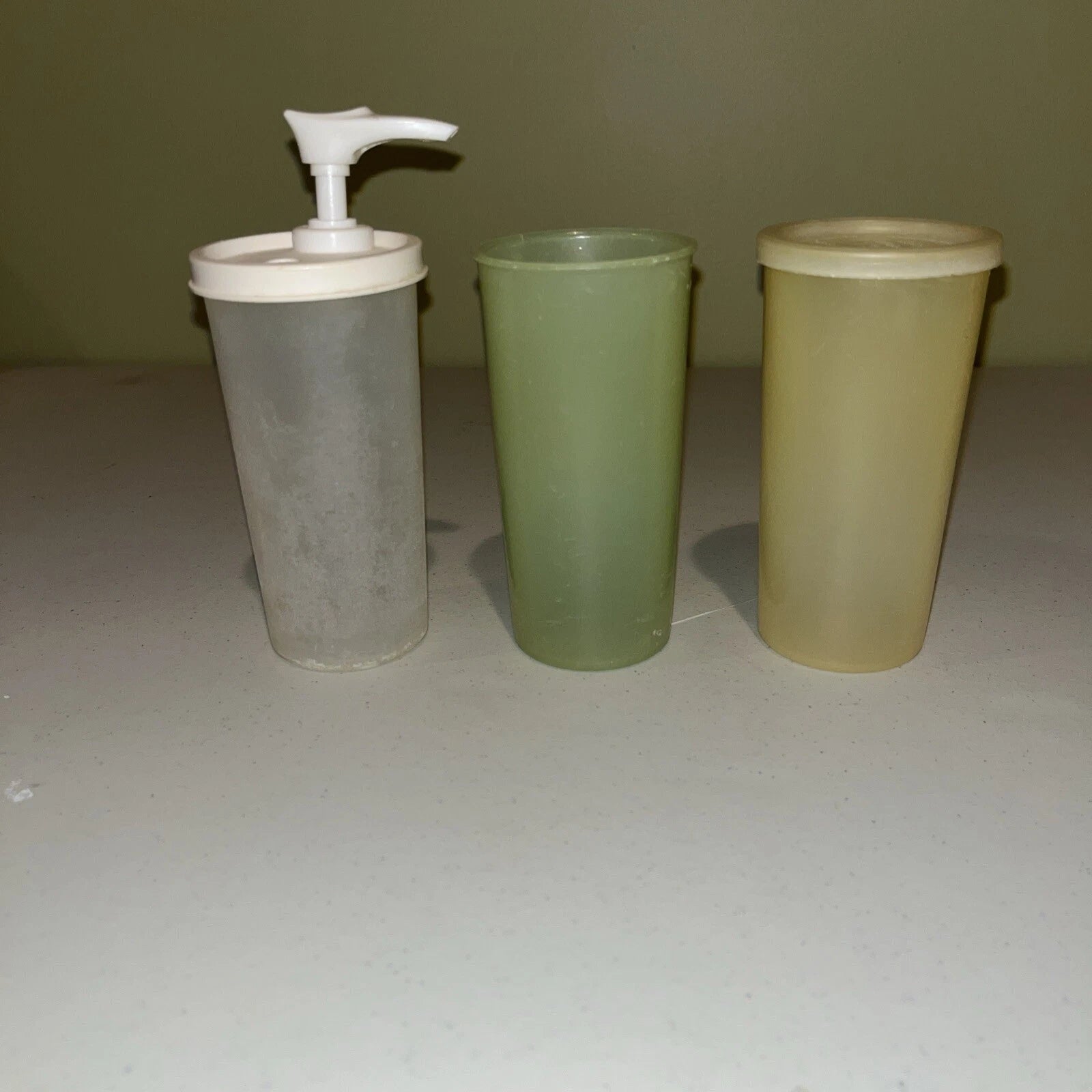Vintage Tupperware Cups 6 OUNCE PASTEL JUICE #117 & #1329 lot of 3 | eBay