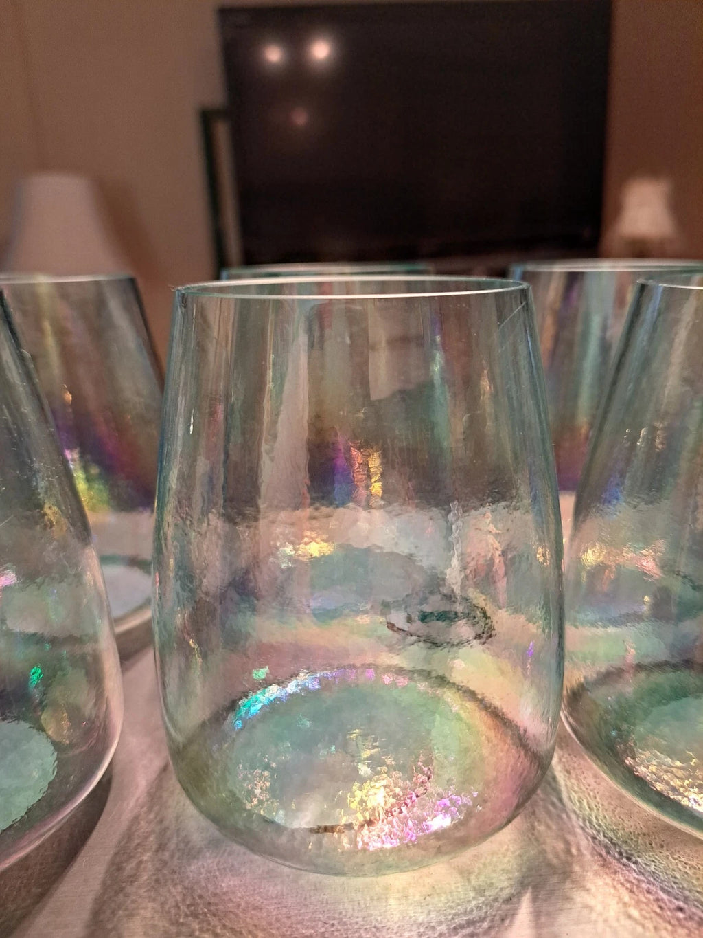 6 Better Homes & Garden Acrylonitrile stemless wine Glasses 19oz | eBay
