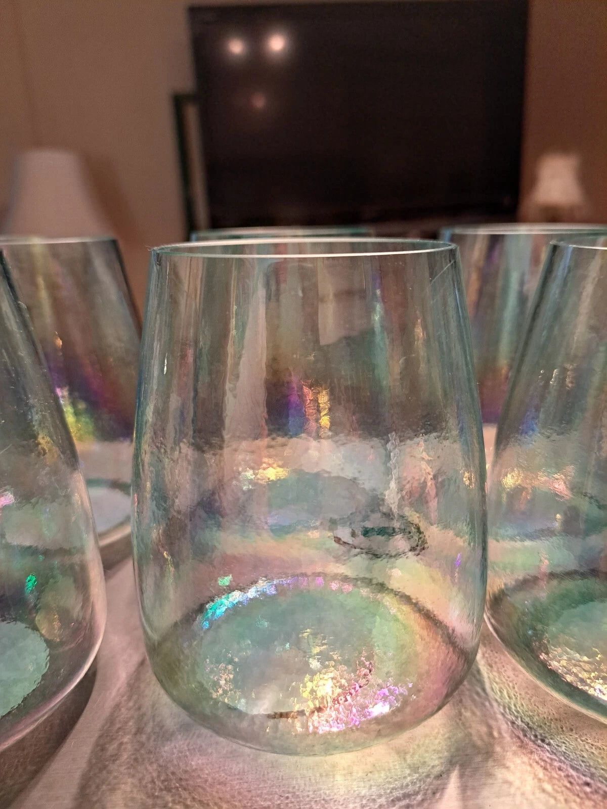 6 Better Homes & Garden Acrylonitrile stemless wine Glasses 19oz | eBay