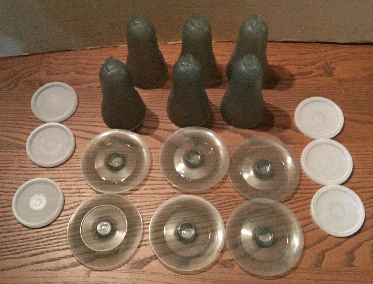 Tupperware Vintage Tall Dessert Parfait Pudding Cups & Lids Gray Set of 6 #754 | eBay