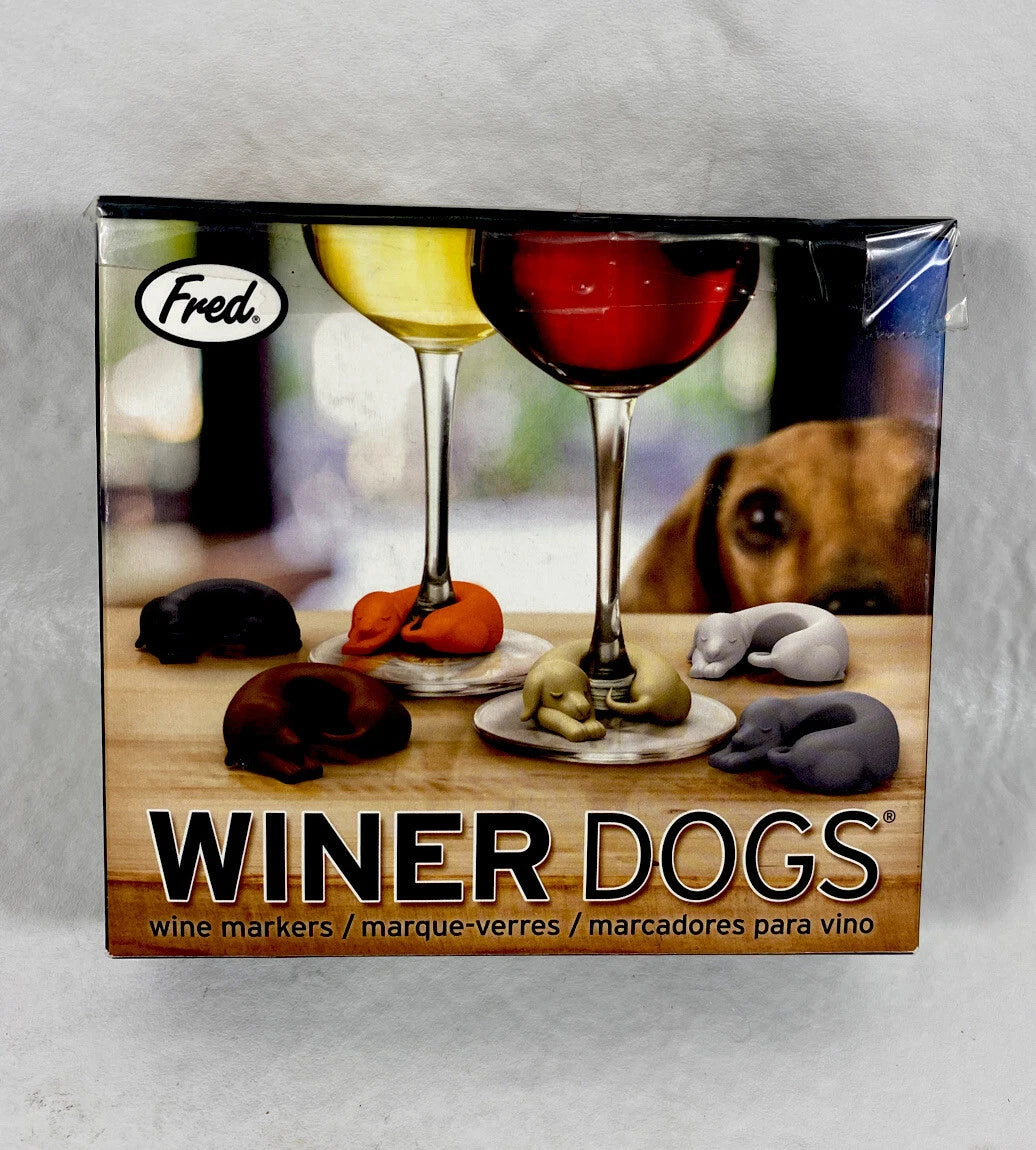 Fred WINER DOGS Weiner Dog Dachshund Drink Markers, Set of 6 | eBay